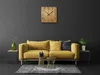 Horloge murale en bois Wood Square chêne 60cm de diamètre Voir les images du produit 4