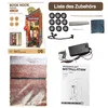 3D-Puzzle Book Nook KIT, DIY-Puppenhaus-Bausatz mit Produktbild-Vorschau 6
