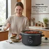 Olvy Digitaler Slow Cooker mit Timer – 6 Liter Schongarer – Produktbild-Vorschau 10