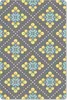 MuchoWow® Mauspad Mousepad Design - Kariert - Blumen - Grau Produktbild-Vorschau 1