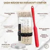 Startovací sada pro pečení chleba z kvasu s kvasnou miskou Náhled obrázku produktu 2
