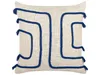 BELIANI Dekokissen 2er Set Hellbeige und Blau Baumwolle 45 Produktbild-Vorschau 5