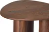 BELIANI Couchtisch Dunkel Holz Retro Dreieckiger Produktbild-Vorschau 9