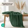 Musselin Decke 150x200 cm aus 100% Baumwolle, Leichte Produktbild-Vorschau 2