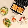 Krups FDK2, 2 macchine per waffle/cialde, quadrate, nero, Anteprima dell’immagine prodotto 3