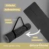 deluxe4home® Yogamatte Gymnastikmatte Schwarz I Fitness Produktbild-Vorschau 6