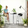 HOMCOM Table de Bar Table Bistro Mange-debout Chic Style Voir les images du produit 2