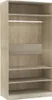 vidaXL Armadio rovere Sonoma 100x50x200 cm materiale a base Anteprima dell’immagine prodotto 9