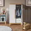 Kinderkleiderschrank Vitalispa Malia Weiß/Artisan 70 x 120 Produktbild-Vorschau 4