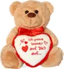 Teddybär mit Herz Ich pass auf Dich auf braun 25 cm Produktbild-Vorschau 1