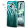 A clear protective case is shown on a Nokia smartphone. Produktbild-Vorschau