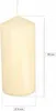 ABRATO Stumpenkerze 70x150mm Creme mit Ledergriff Produktbild-Vorschau 2