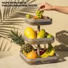 eluno Vassoio portafrutta, cestino portapane angolare a 3 Anteprima dell’immagine prodotto 4