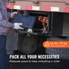 A person is placing a toolbox into a storage compartment on the side of a truck. Náhled obrázku produktu