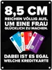 8,5 cm reichen aus eine Frau glücklich zu machen Produktbild-Vorschau 1