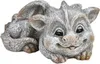 G. Wurm GmbH 2er Set Garten Drache liegend Steinoptik 20 cm Produktbild-Vorschau 2