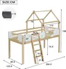 A diagram showing the dimensions of a children's bed. Anteprima dell’immagine prodotto
