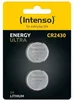 A package of two Intenso CR2430 lithium coin cell batteries. Anteprima dell’immagine prodotto