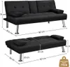 Yaheetech Klappbares Schlafsofa aus Gewebe, bis 350 kg, Produktbild-Vorschau 7