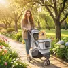 PawHut Hundewagen Faltbar Hundebuggy bis 10kg mit Produktbild-Vorschau 2