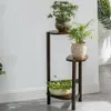Plantenrek, 3-laags, minimalistisch design, bruin Productafbeelding-voorbeeld 2