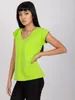 Rue Paris Kurzarm-T-Shirt für Frauen Carly Neongrün S Produktbild-Vorschau 4