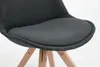Besucherstuhl Toulouse Stoff Natura Square dunkelgrau Produktbild-Vorschau 7