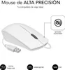 Subblim Combo Business Slim Silent Tastatur und Maus/ Weiß Produktbild-Vorschau 4