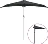 Balkon-Sonnenschirm mit Alu-Mast Anthrazit 270x144 cm Produktbild-Vorschau 1