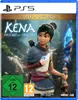The image shows the front cover of the Kena: Bridge of Spirits Deluxe Edition for PlayStation 5. Produktbild-Vorschau