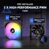 ANTEC FLUX Rear ATX/Micro-ATX/ITX Midi Tower PC Gehäuse , Produktbild-Vorschau 2