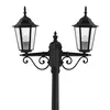 MasterLED Lampa LED na słupie 2-płomieniowa E27 Czarna Podgląd zdjęcia produktu 6