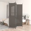 vidaXL 3 dílný paraván antracit 150x200 cm látka - Náhled obrázku produktu 1