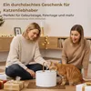 Katzenbrunnen Keramik, Trinkbrunnen für Katze 2.1L, Leiser Produktbild-Vorschau 6
