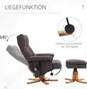 HOMCOM Relaxsessel Massagesessel mit Fußhocker Produktbild-Vorschau 5