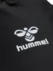 A close-up of a black backpack with the white Hummel logo and text. Produktbild-Vorschau