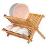 Présentoir d'assiettes en bambou pour la cuisine 42x35x26cm Voir les images du produit 1