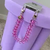 Funky Hearts (Transparent Pink) Transparant Cord Hülle  - Produktbild-Vorschau 5