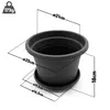 BigDean 4 Stück Blumentopf mit Untersetzer rund ø 25 cm Produktbild-Vorschau 3