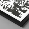 Gerahmtes Poster - Schwarzer Rahmen - Schwarzweiß Figuren Produktbild-Vorschau 2