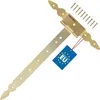 KOTARBAU® T zawiasy zlote L: 400 mm zawiasy krzyzowe stal Podgląd zdjęcia produktu 1