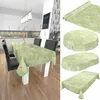 Tischdecke Wachstuch Blumen Grün Robust Wasserabweisend Produktbild-Vorschau 6