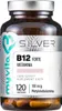 A bottle of MyVita Silver Vitamin B12 Forte capsules. Produktbild-Vorschau