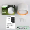 LUMILED Reflektor natynkowy GX53 Oprawka Białe drewno Podgląd zdjęcia produktu 8