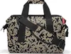 A studio shot of a duffel bag with a damask pattern. Produktbild-Vorschau