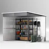 An open garden shed filled with tools and storage items. Náhľad obrázku produktu