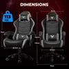 GTPLAYER Herná stolička Kancelárska stolička Ergonomická Náhľad obrázku produktu 7