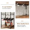 Iropro Casier à vin sur pied à 5 étages avec support pour Voir les images du produit 7