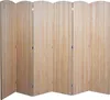 A wooden room divider with six panels, shown against a white background. Náhľad obrázku produktu
