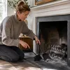 Relaxdays Kaminbesteck Ritter, Kamingarnitur Gusseisen, Produktbild-Vorschau 6